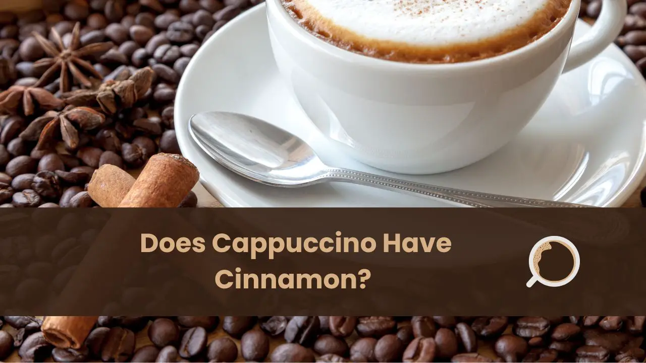 does cappuccino have cinnamon