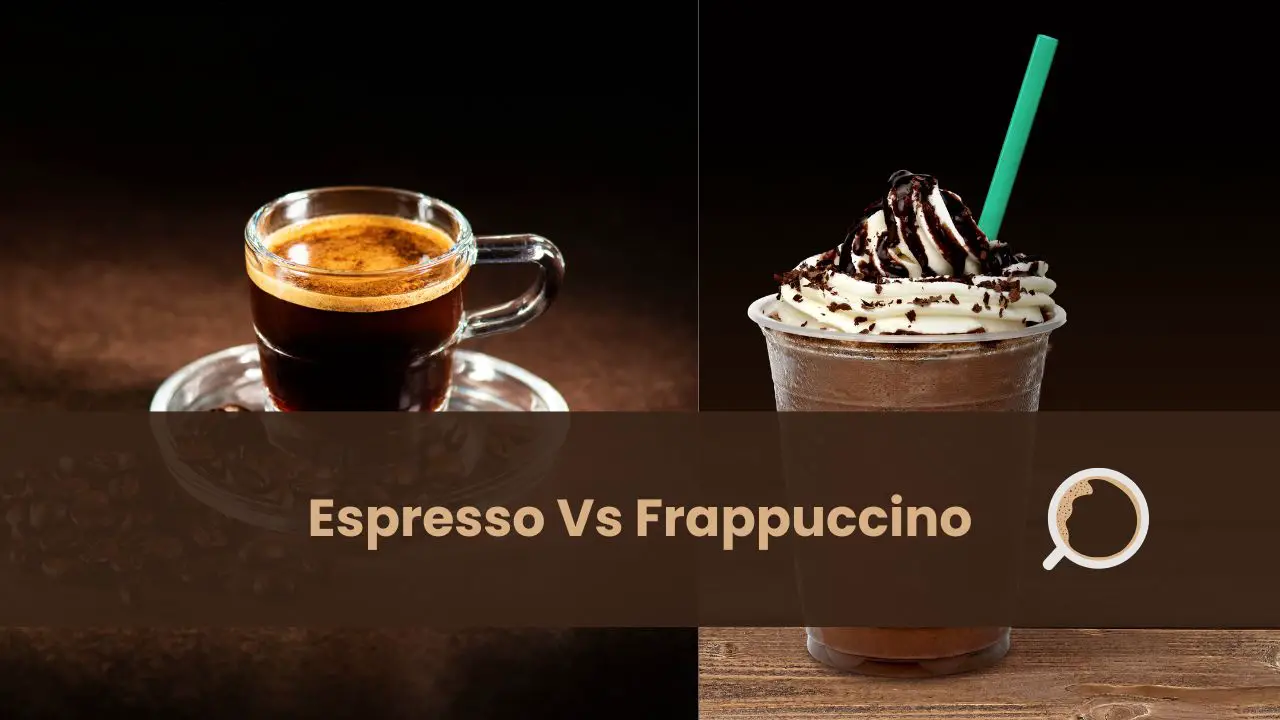 espresso vs frappuccino