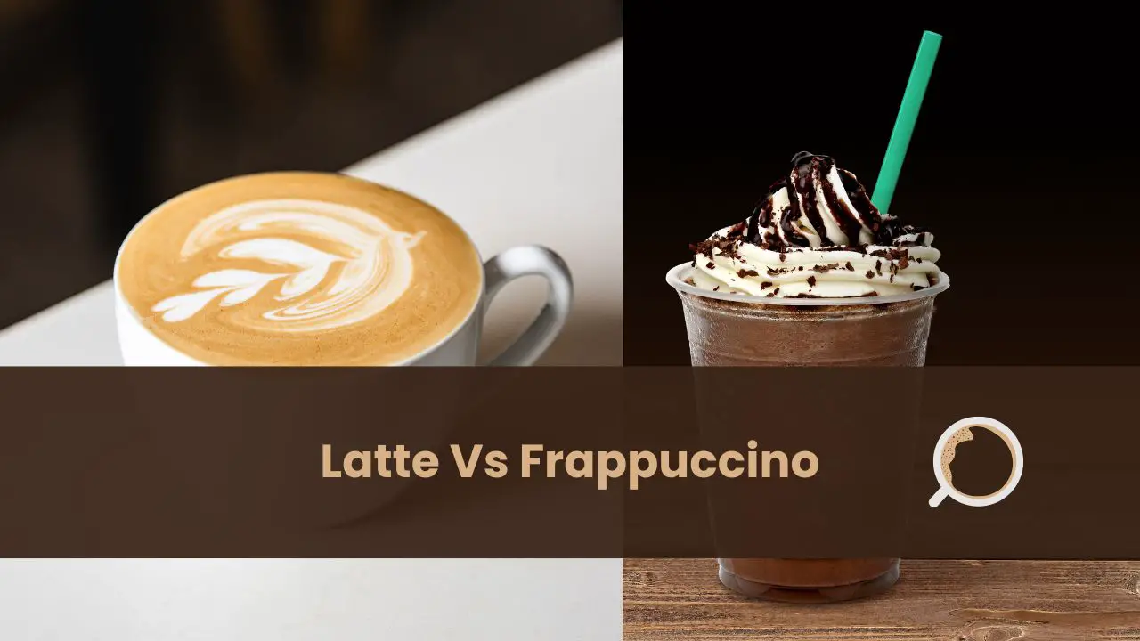 latte vs frappuccino