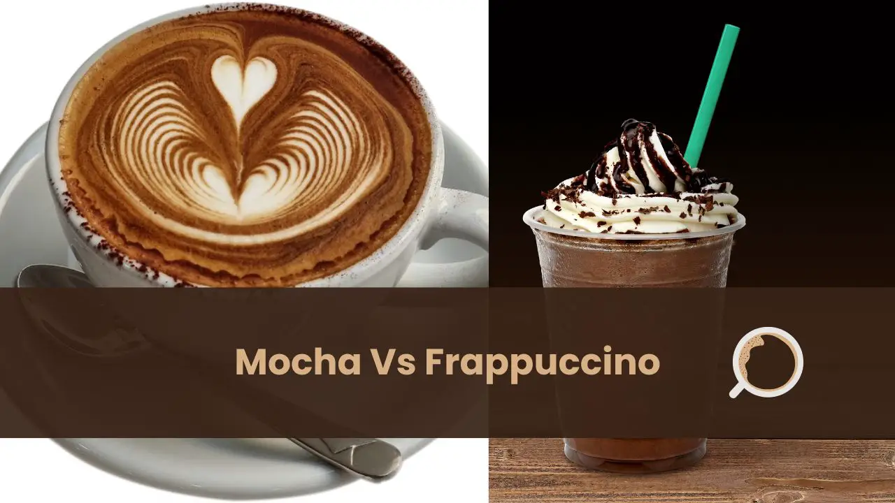 mocha vs frappuccino