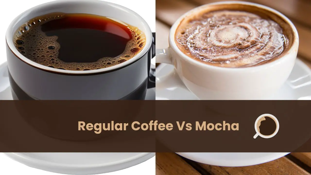 regular coffee vs mocha