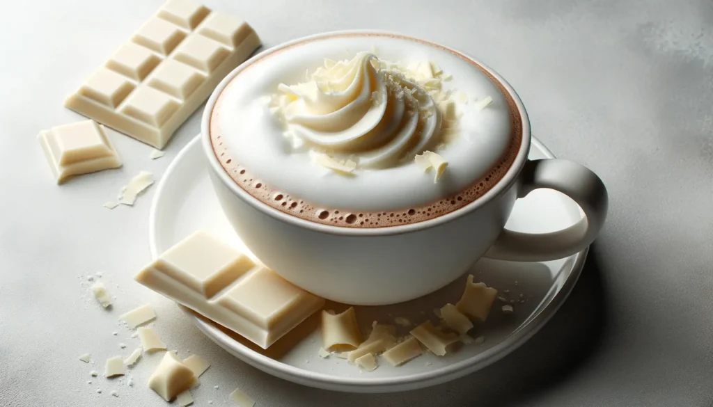 white chocolate cappuccino