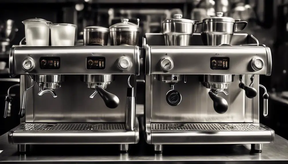 high quality espresso machines with dual boilers