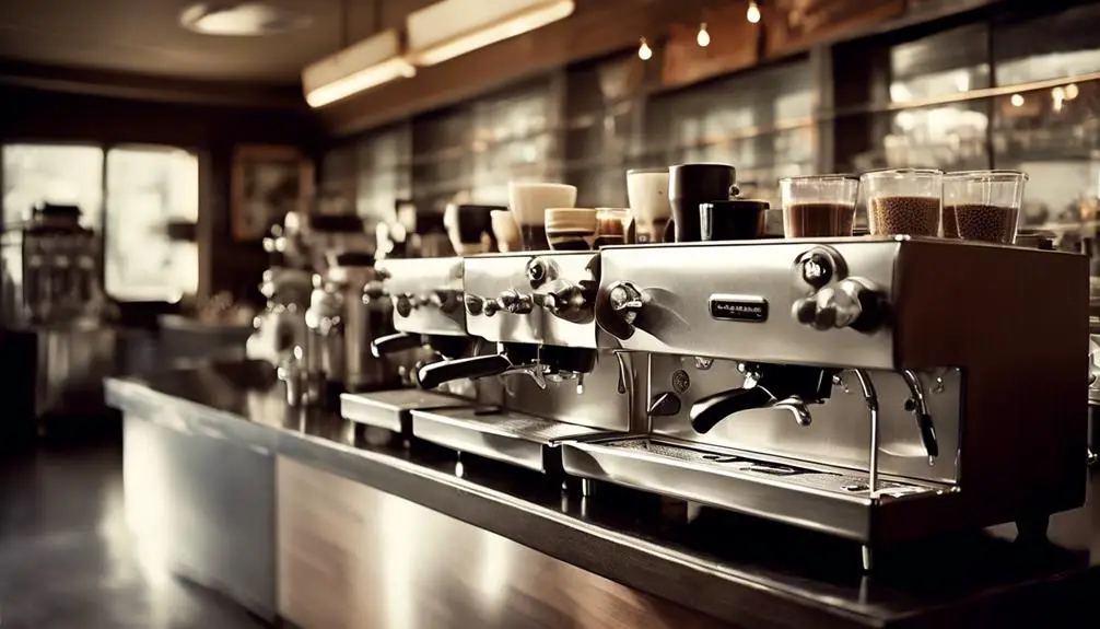 variety of high quality espresso machines