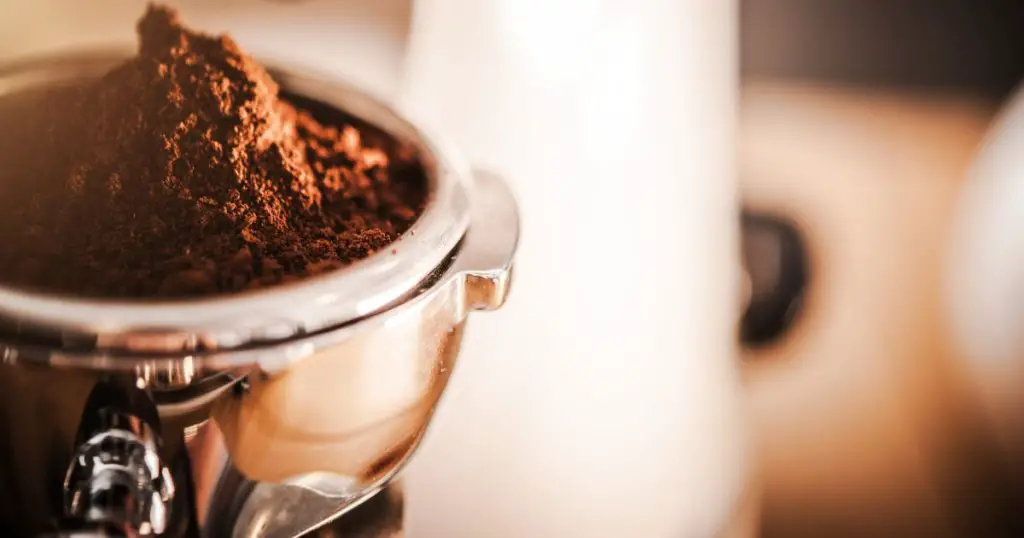 espresso grinder of coffee beans